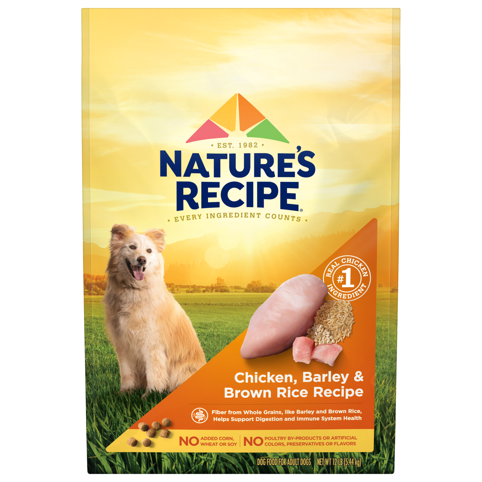 Nature's Recipe Chicken, Barley & Brown Rice Dry Dog Food