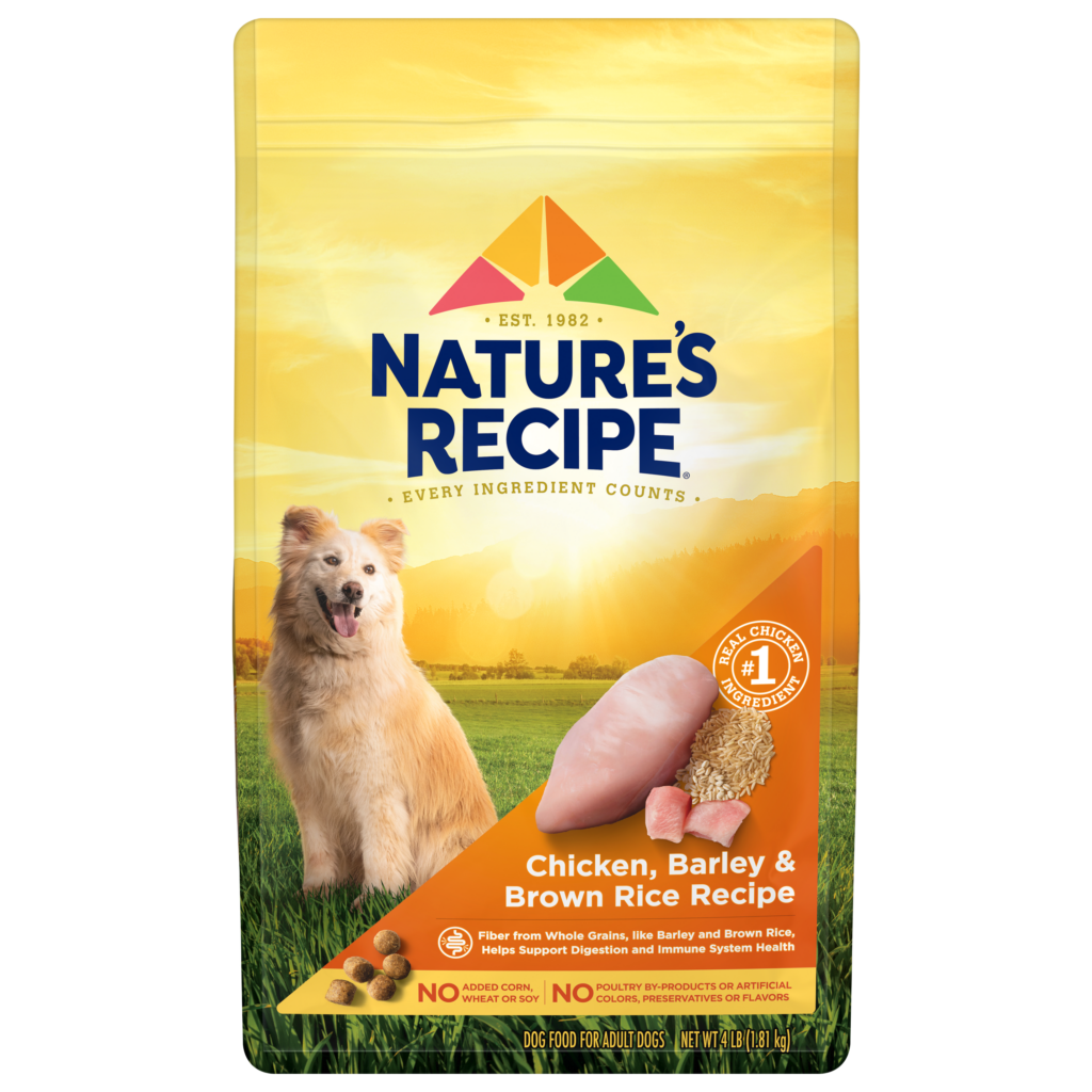 Natures Recipe Chicken Barley Brown Rice Whole Grain Dry Dog Food