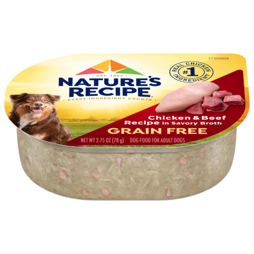 Natures Recipe Chicken And Beef Grain Free Wet Dog Food