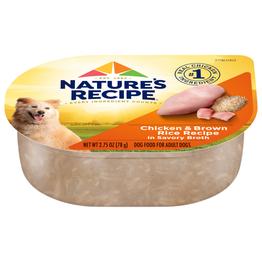 Natures Recipe Chicken And Brown Rice Whole Grain Wet Dog Food