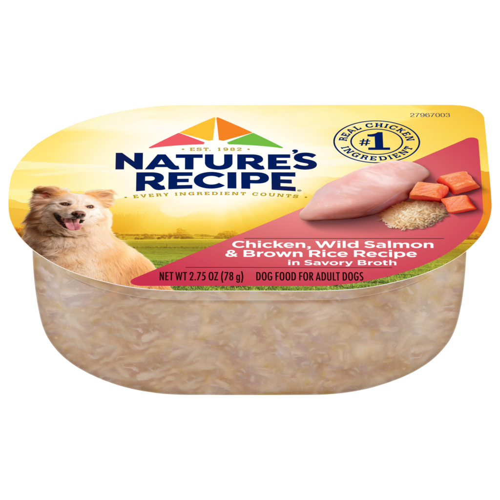 Natures Recipe Chicken Salmon Rice Whole Grain Wet Dog Food