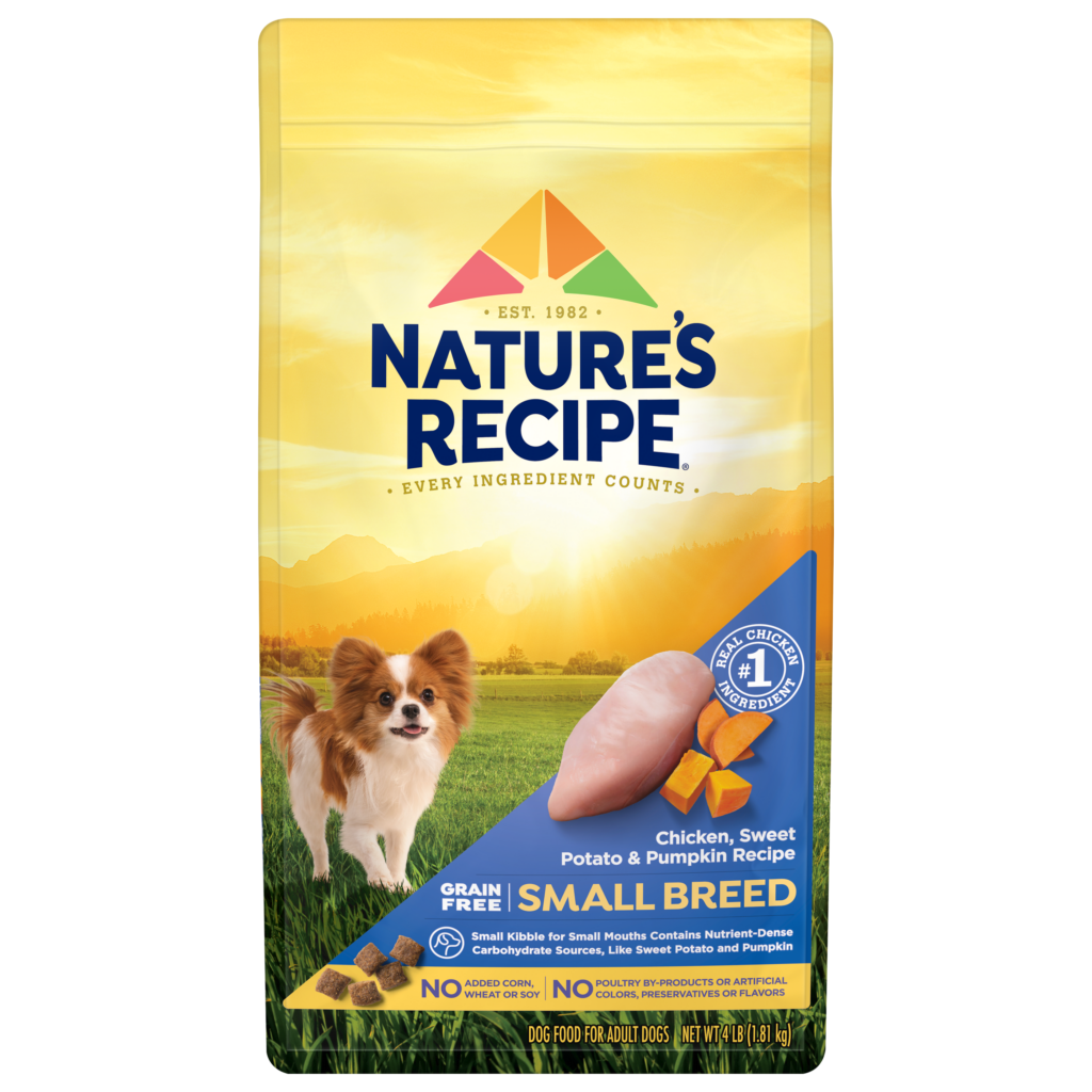 Natures Recipe Chicken Sweet Potato Pumpkin Grain Free Small Breed Dry Dog Food