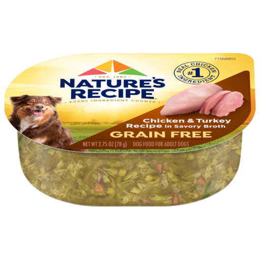 Natures Recipe Chicken & Turkey Grain Free Wet Dog Food