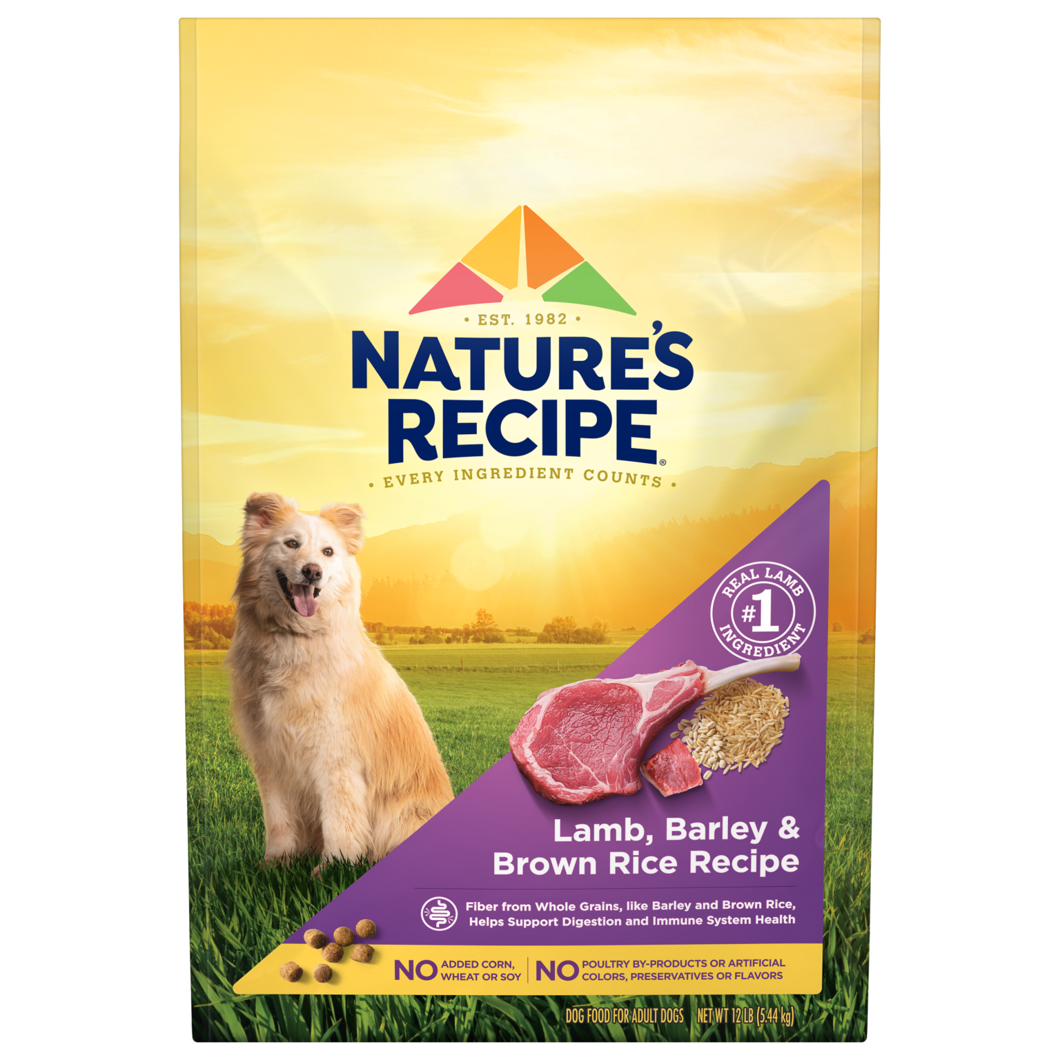 Nature's Recipe Lamb, Barley & Brown Rice Recipe Dry Dog Food