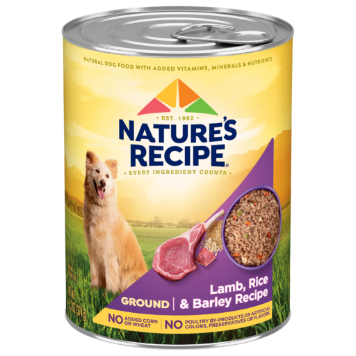 Natures Recipe Lamb Barley Rice Ground Whole Grain Wet Dog Food