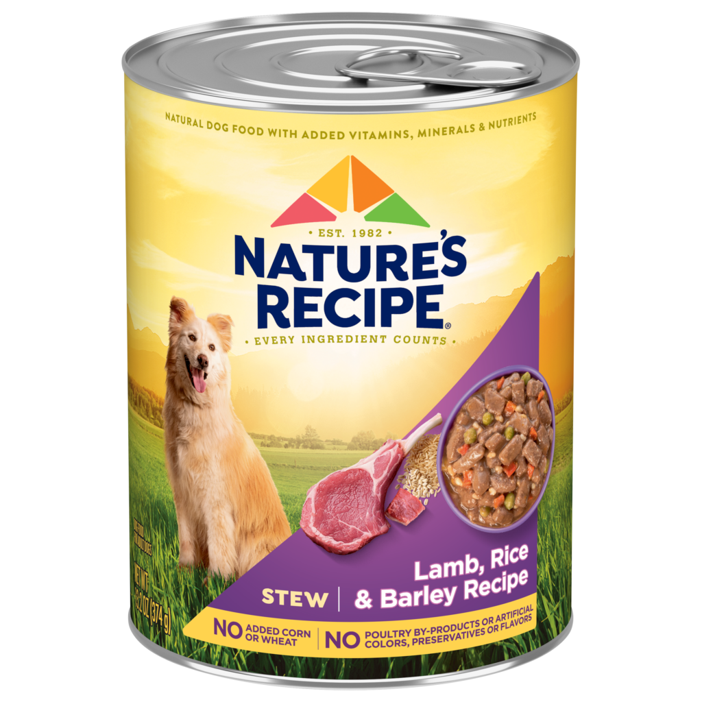 Nature's Recipe Stew Lamb, Rice & Barley Recipe Wet Dog Food