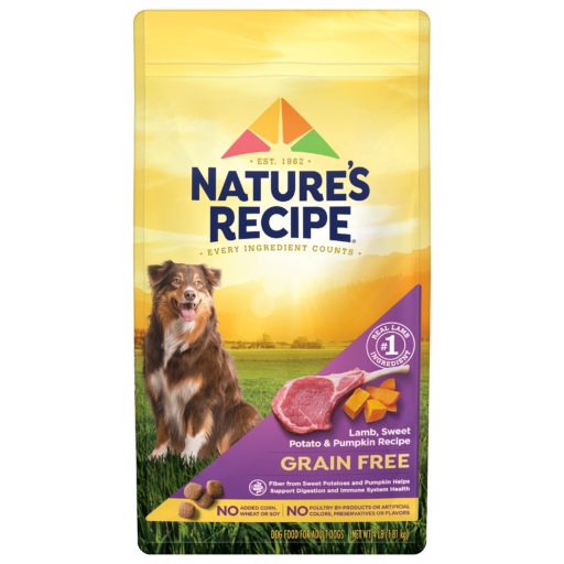 Natures Recipe Lamb Sweet Potato Pumpkin Grain Free Dry Dog Food