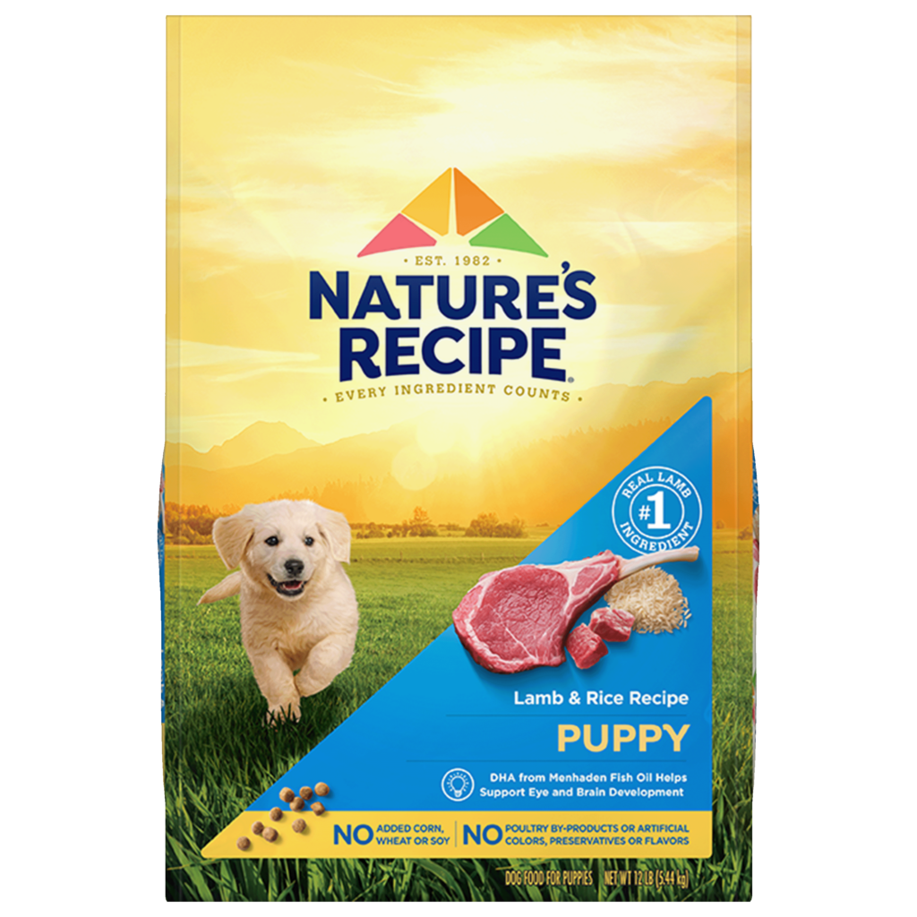 Nature's Recipe Puppy Lamb & Rice Recipe Dry Dog Food (12 LB)
